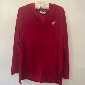 University of Alabama L velour hoodie